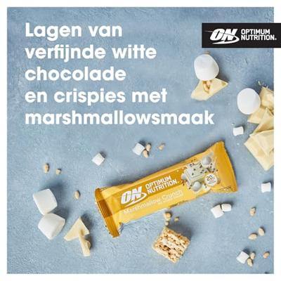 Marshmallow Crunch Protein Bar | Optimum Nutrition | 650 X G ℮ - - thumbnail
