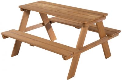 roba Kinder picknicktafel (Zonder speelbakken, Teak gekleurd) roba Kinder picknicktafel (Zonder speelbakken, Teak gekleurd)
