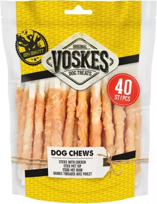 Voskes rawhide kip twist 400g