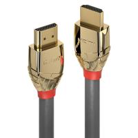 Lindy 37865 7.5m HDMI Type A (Standard) HDMI Type A (Standard) Goud, Grijs HDMI kabel - thumbnail