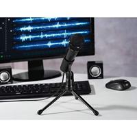 Statief PC-microfoon Hama Zendmethode:Kabelgebonden Incl. standaard - thumbnail