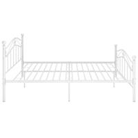 Bedframe metaal wit 140x200 cm - thumbnail