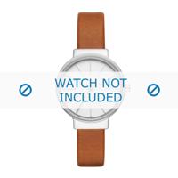 Skagen horlogeband SKW2479 Glad leder Cognac 12mm - thumbnail