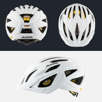 Olympic Sportswear Alpina sports tour helm delft mips 51-56 mat wit - thumbnail
