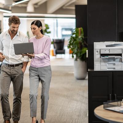 Brother MFC-J6957DW (A3-XL) All-in-one inkjet printer Grijs - thumbnail