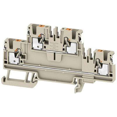 Weidmüller 2675110000 Doorgangsserieklem 5.1 mm Steekaansluiting Beige 50 stuk(s) Package