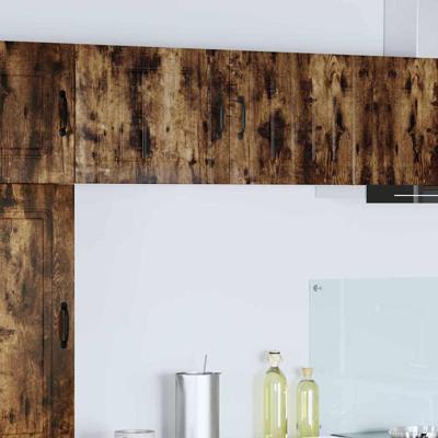 Keukenkast aan de muur 2 pcs Gerookt eiken 50 x 31 x 40 cm Keukenkast aan de muur 2 pcs Gerookt eiken 50 x 31 x 40 cm