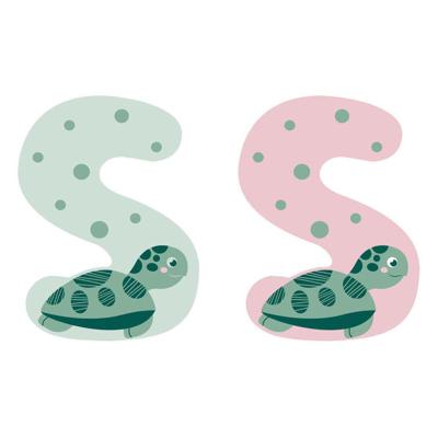 Small Foot - houten dieren kinderletter - s