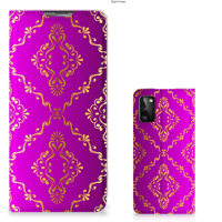 Telefoon Hoesje Samsung Galaxy A41 Barok Roze - thumbnail