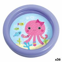 Opblaasbaar Kinderzwembad Intex Octopus 17 L 61 x 15 x 61 cm Paars (36 Stuks) - thumbnail