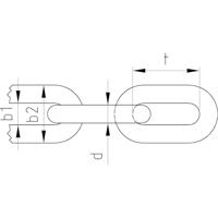 ketting 8mm kortschalmig elvz - thumbnail