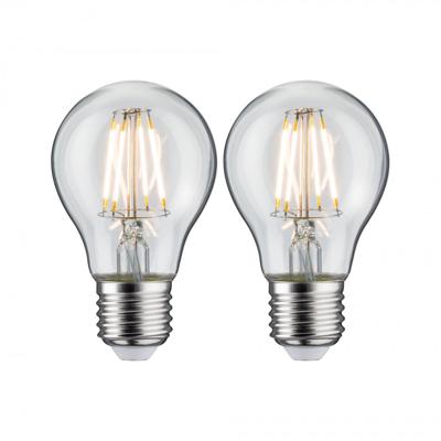 Paulmann 28856 LED-lamp Energielabel F (A - G) E27 5 W Warmwit (Ø x h) 60 mm x 108 mm 2 stuk(s)