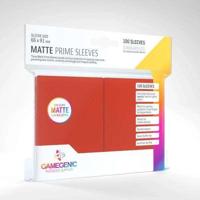 Gamegenic - Sleeves Matte Prime Red (100 Sleeves) - thumbnail