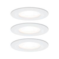 Paulmann Inbouwlamp voor badkamer Set van 3 stuks 19.5 W Wit (mat) - thumbnail