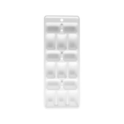 Fackelmann ijsblokjesvormer 24x9 cm wit pp - thumbnail