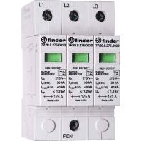 Finder 7P.23.8.275.1020 7P.23.8.275.1020 Overspanningsveilige afleider Overspanningsbeveiliging voor: Verdeelkast 20 kA 1 stuk(s)