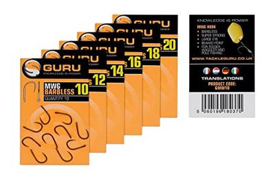 Guru MWG Hook size 16, 10 st