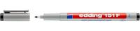 Edding Foliestift 151 F non-permanent pen 4-151001 Zwart - thumbnail