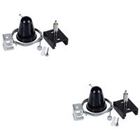 Zwarte Spanningsrail Ophangset - 3 Fase - 1 Meter - 2-Pack - thumbnail