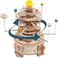 Robotime Solar System Planetary Orbits DIY Houten Modelbouw - thumbnail