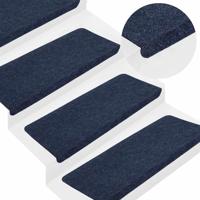 VidaXL Trapmatten zelfklevend 30 st 65x24,5x3,5 cm blauw - thumbnail