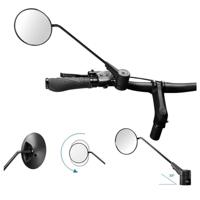 Krampe Klapbare spiegel 35 graden zwart - thumbnail