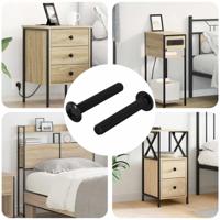 VidaXL Bout 2 pcs zilver 5 x 30 mm ijzer - thumbnail