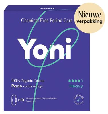 Yoni Maandverband heavy met vleugels 10 Stuks Yoni Maandverband heavy met vleugels 10 Stuks