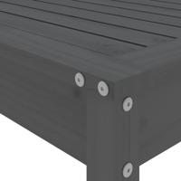 5-delige Tuinbarset massief grenenhout grijs - thumbnail