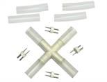 X-splitter met krimpkous voor Led Lichtslang 230V - thumbnail