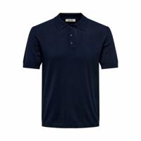 Herenpolo met Korte Mouwen Only & Sons Onswyler Life Reg 14 Ss Knit Stormy - Maat: L - thumbnail