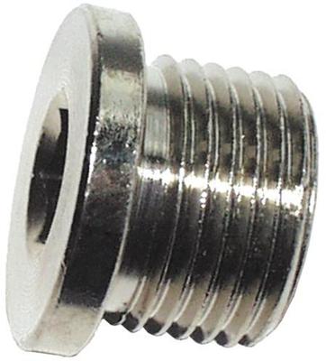 Plug inbus G1/2 parallel met borst