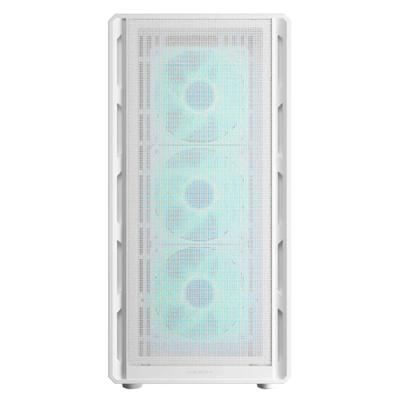 Cougar 382GA50.0004 Midi-tower PC-behuizing Wit 4 voorgeïnstalleerde ventilators, Zijvenster, Geïntegreerde verlichting