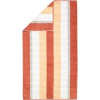 Cawö Cawo Noblesse Stripes Badlaken 80x150 brick - thumbnail