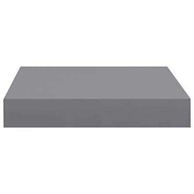 VidaXL Wandschappen zwevend 4 st 23x23,5x3,8 cm mdf grijs VidaXL Wandschappen zwevend 4 st 23x23,5x3,8 cm mdf grijs