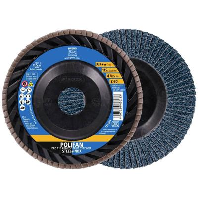 PFERD TOOLS 67771116 Lamellenschuurschijf Diameter 115 mm Boordiameter 22.23 mm RVS, Staal 10 stuk(s)