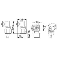 Kendrion 64.230.01 Klepstekker Inhoud: 1 stuk(s) - thumbnail