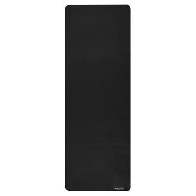 Zwarte yoga / sport mat lichtgewicht 173 x 61 cm - Fitnessmat