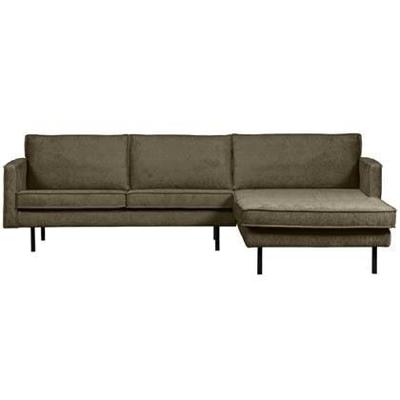 WOOOD Rodeo bank chaise longue rechts velvet Bonsai