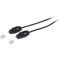 Kash 30L505 Toslink Digitale audio Aansluitkabel [1x Toslink-stekker (ODT) - 1x Toslink-stekker (ODT)] 5.00 m Zwart Vergulde steekcontacten - thumbnail