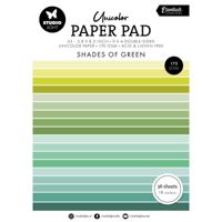 Studio Light • essentials unicolor paper pad shades of green - thumbnail