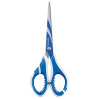 Maped schaar Zenoa fit, ft 17 cm, rechts, ronde punt, RVS, blauw, blister van 1 stuk - thumbnail