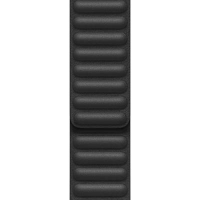 Apple Watch 38/40/41 mm Leather Link Horlogeband Zwart - Medium/Large