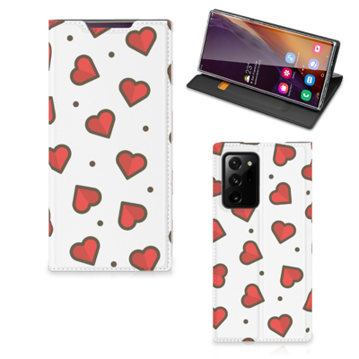 Samsung Galaxy Note 20 Ultra | Hoesje met Magneet | Hearts Samsung Galaxy Note 20 Ultra | Hoesje met Magneet | Hearts