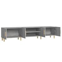 Tv-meubel 180x31,5x40 cm bewerkt hout grijs sonoma eikenkleurig - thumbnail