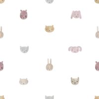 Cristiana Masi Happy Behang met dierenhoofdjes - 14814 - thumbnail