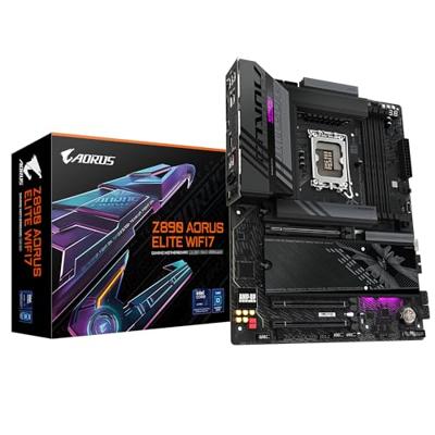 GIGABYTE z890 aorus elite wifi7 socket 1851 moederbord (raid, 2.5gb-lan, wi-fi 7, bt, sound, atx)