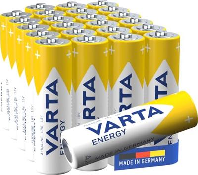 Varta VARTA Energy AA Cube Pack24 AA batterij (penlite) Alkaline 1.5 V 24 stuk(s) Varta VARTA Energy AA Cube Pack24 AA batterij (penlite) Alkaline 1.5 V 24 stuk(s)
