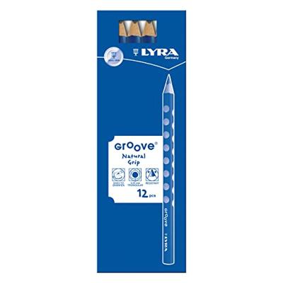 Lyra Groove grafiet potloden, d 10 mm, b, vulling 4,25 mm, 12 stuk/ 1 doos - thumbnail