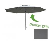 Stokparasol Detroit dia. 350 cm donkergrijs Borek - Borek - thumbnail